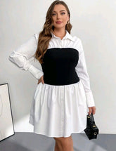 Vestido blanco con corset